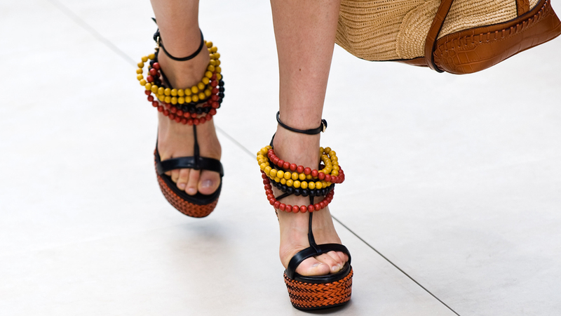Illustration for article titled For Spring, Burberry Offers A Funky Mishmash With Chunky Shoes